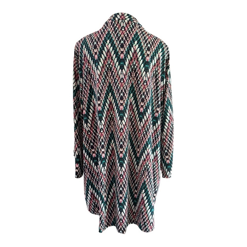 White Birch Multicolor Geometric Blouse Size 1X - Picture 3 of 5